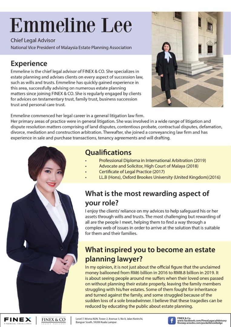 Emmeline Lee - Chief Legal Advisor Profile