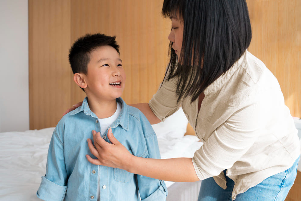 Taking care of children or dependents
